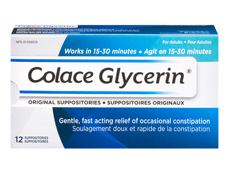 Colace Glycerin SUPP Adult