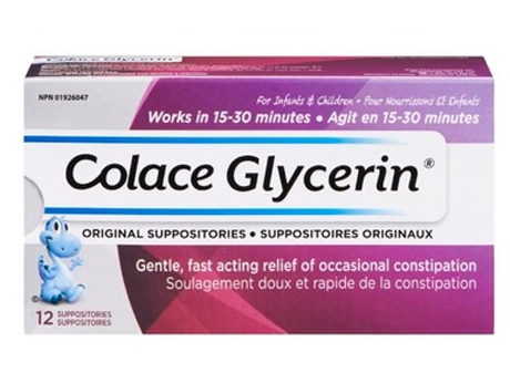 Colace Glycerin SUPP Child