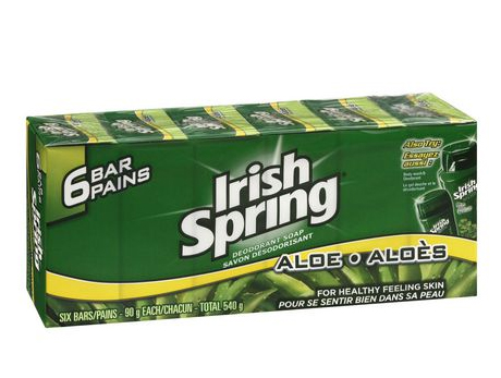 Irish Spring Aloe Soap