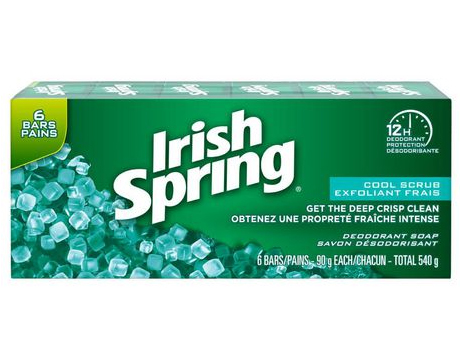 Irish Spring Cool Scrub Soap