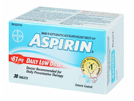 Aspirin 81 30