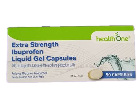 H1 Ibuprofen 400 mg Liquid Extra Strength 50